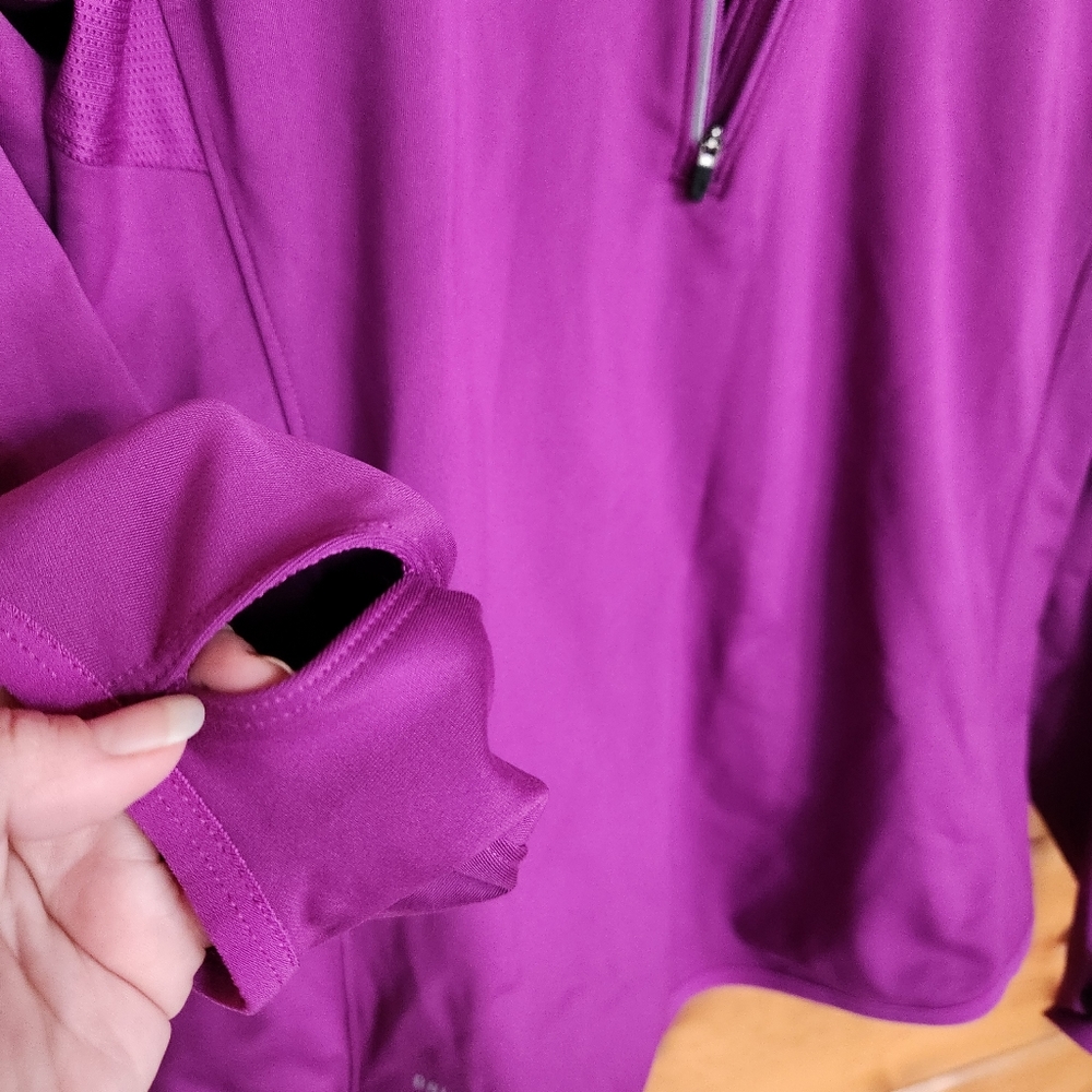 NIKE Element Purple Thermal Dri-Fit Running Hoodie 424841-551 Mesh Athletic Sz M - Picture 7 of 11